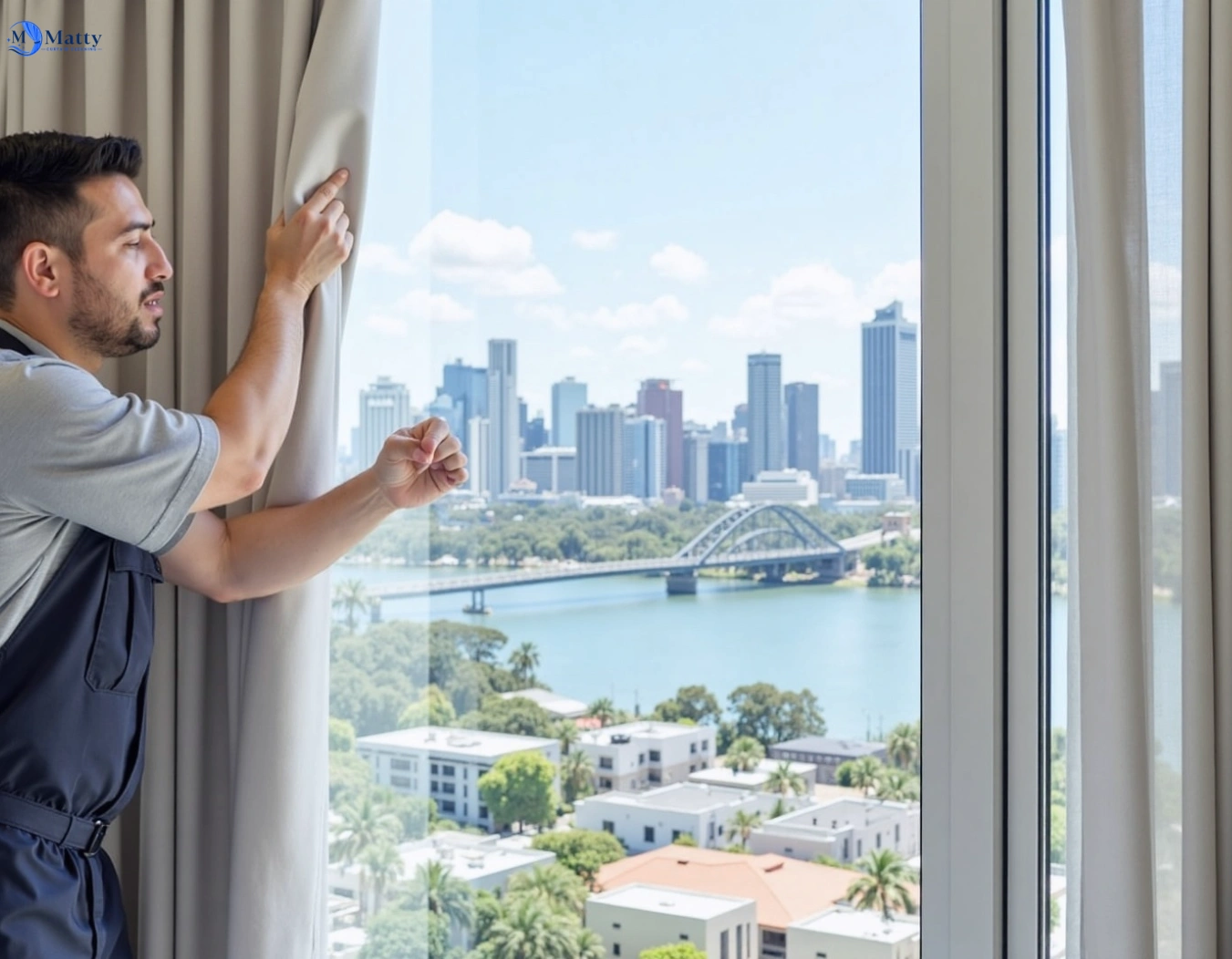 Professional curtain steam cleaning service chadstone-vic QLD by Matty Curtain Cleaning